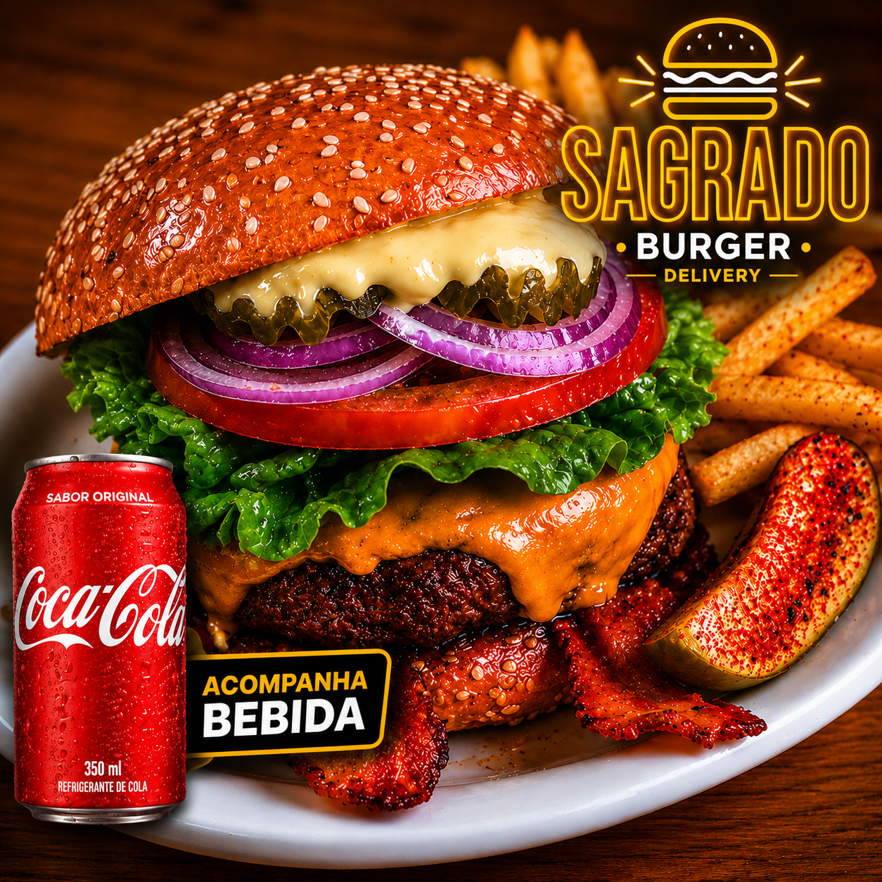 1x Classic Salada + Coca + Fritas
